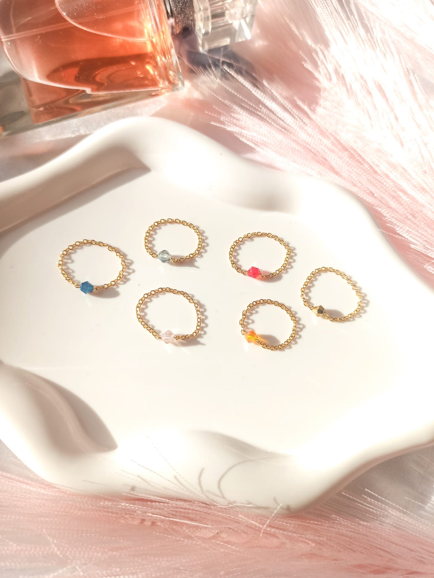 Bague "Colorful" ~acier inoxydable~