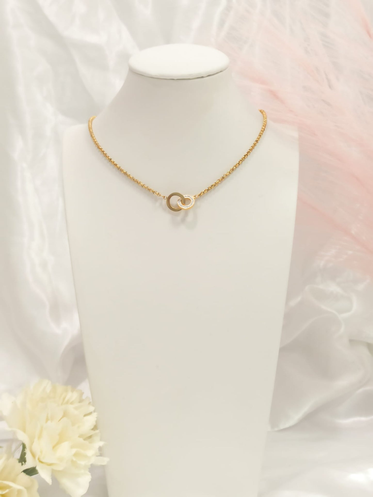 Collier anneaux ~acier inoxydable~