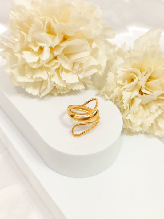 Bague baroque ~acier inoxydable~