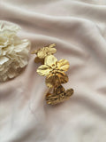 Bracelet grosse fleur ~acier inoxydable~