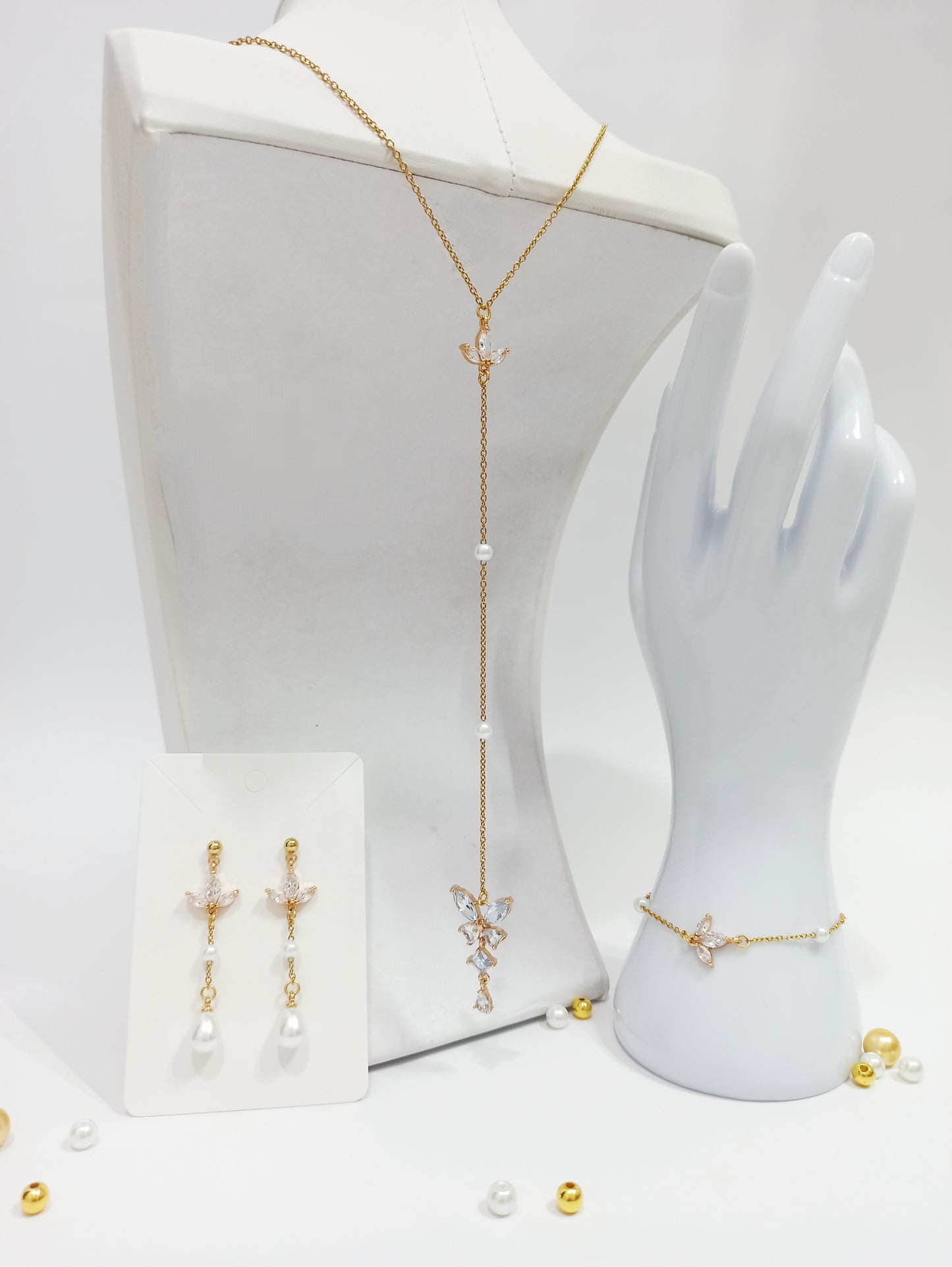 Parure Collier de dos #814