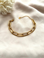 Bracelet maille double ~acier inoxydable~