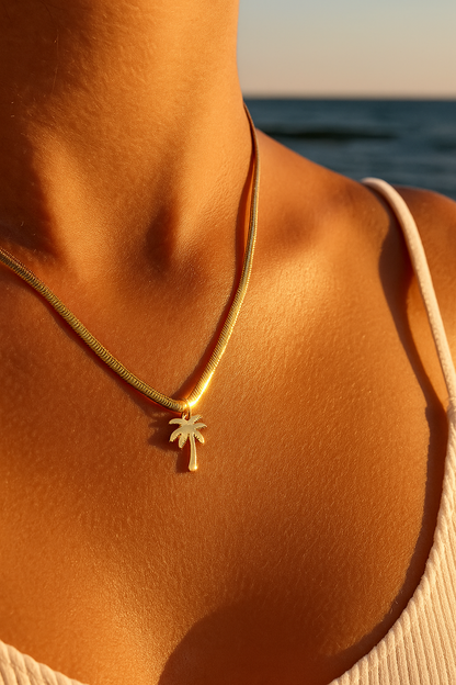 Chaîne miroir avec pendentif