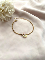 Bracelet double anneaux ~acier inoxydable~