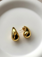 Boucles d'oreilles goutte doré