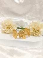 Bracelet grosse fleur ~acier inoxydable~