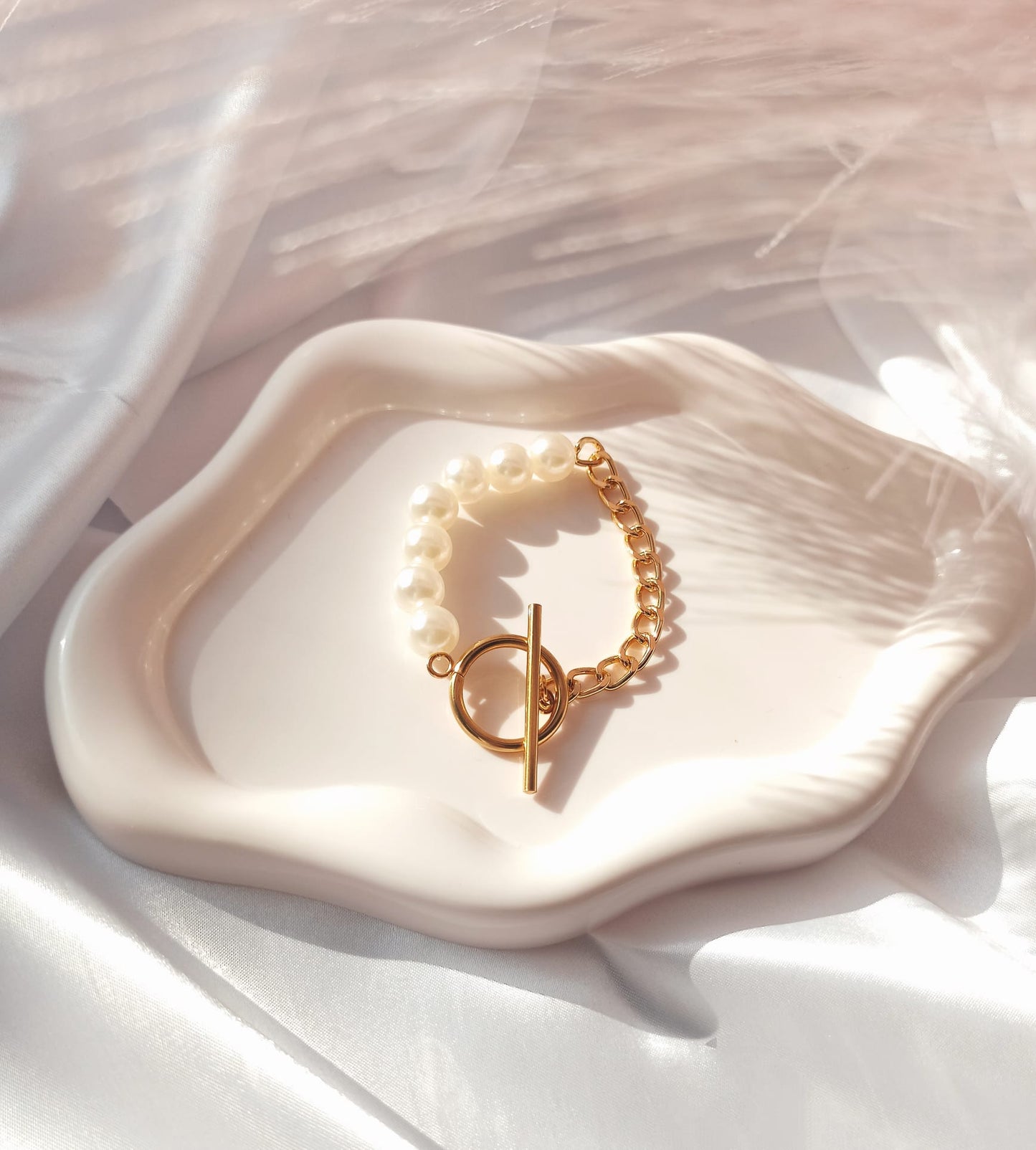 Bracelet fermoir en T