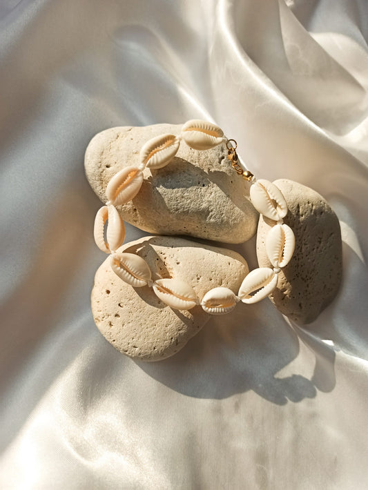 Bracelet de pied coquillage