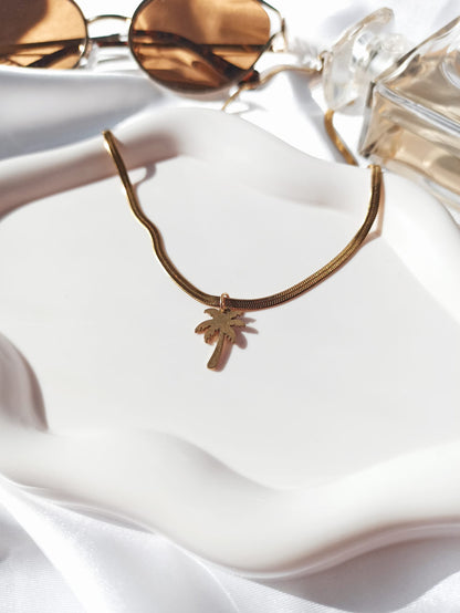 Chaîne miroir avec pendentif