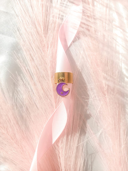 Bague à breloques violette ~plusieurs variantes~