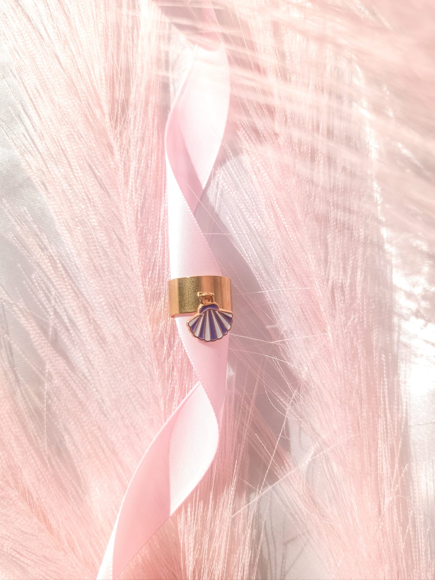 Bague à breloques violette ~plusieurs variantes~