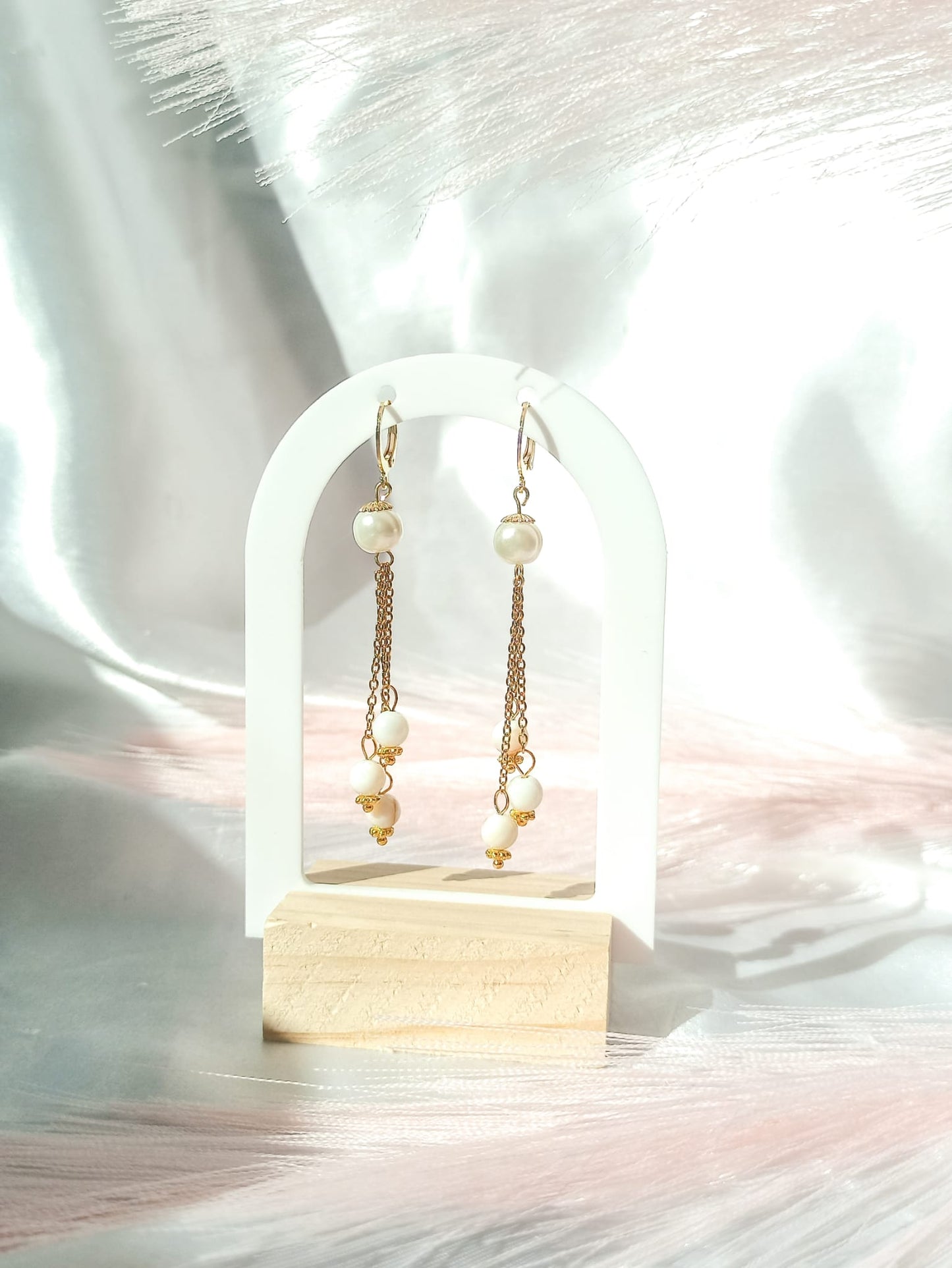 Pendantes perles d'eau douce