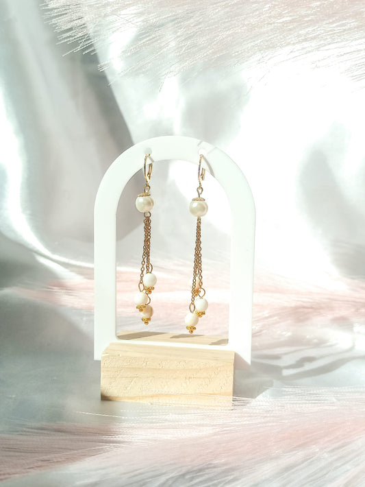 Pendantes perles d'eau douce