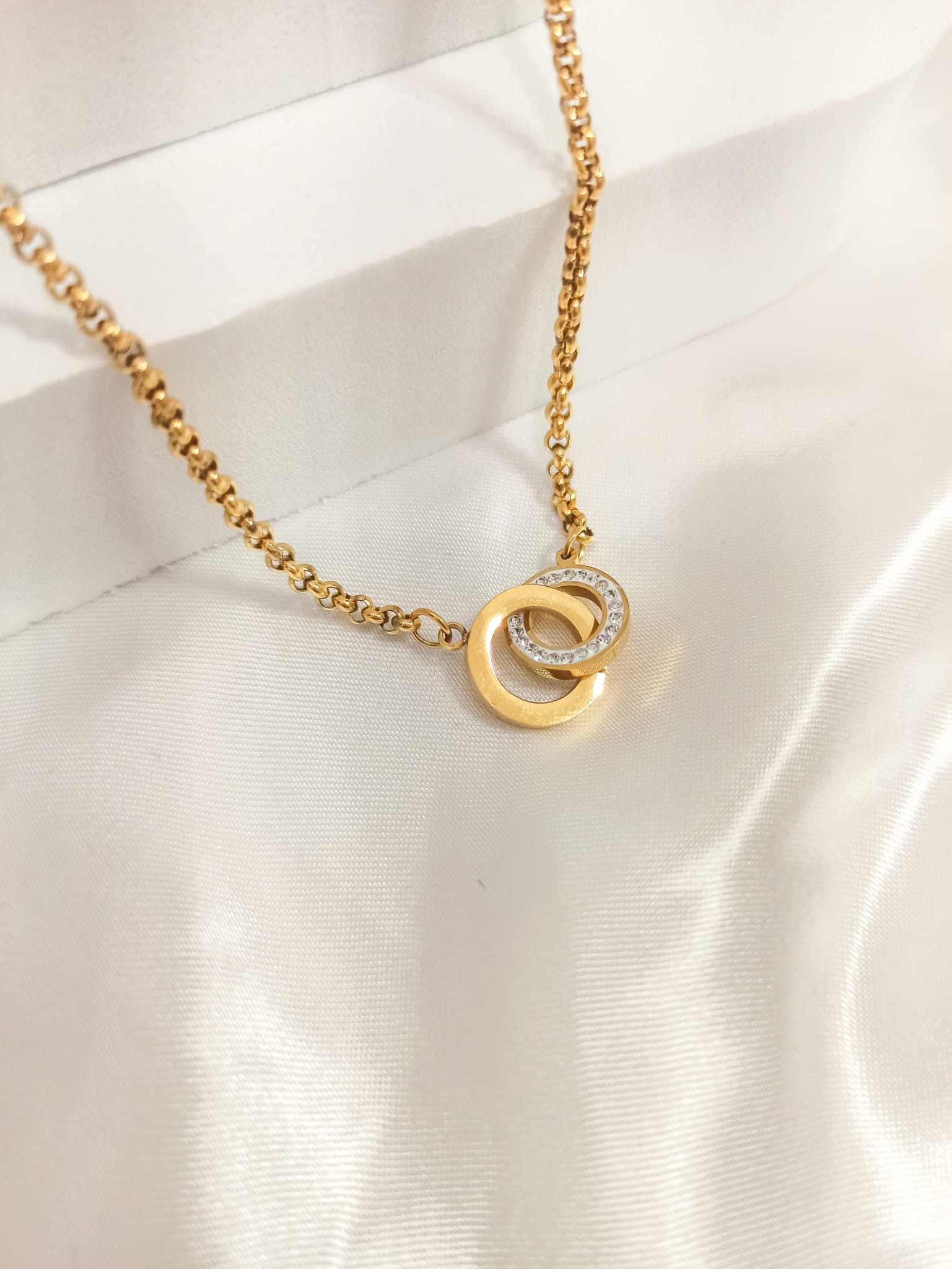 Collier anneaux ~acier inoxydable~