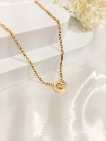 Collier anneaux ~acier inoxydable~