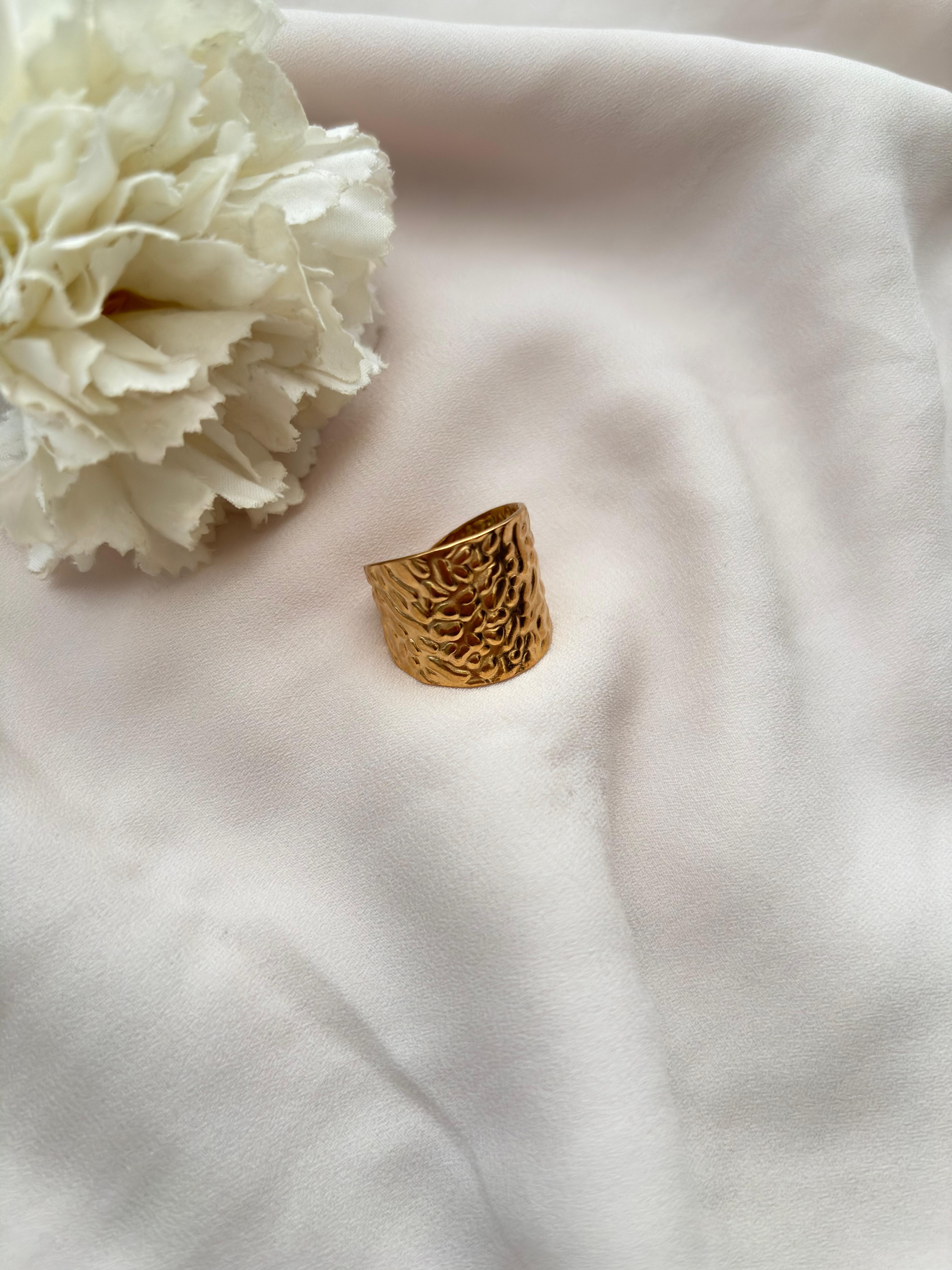 Bague baroque 5 ~acier inoxydable~