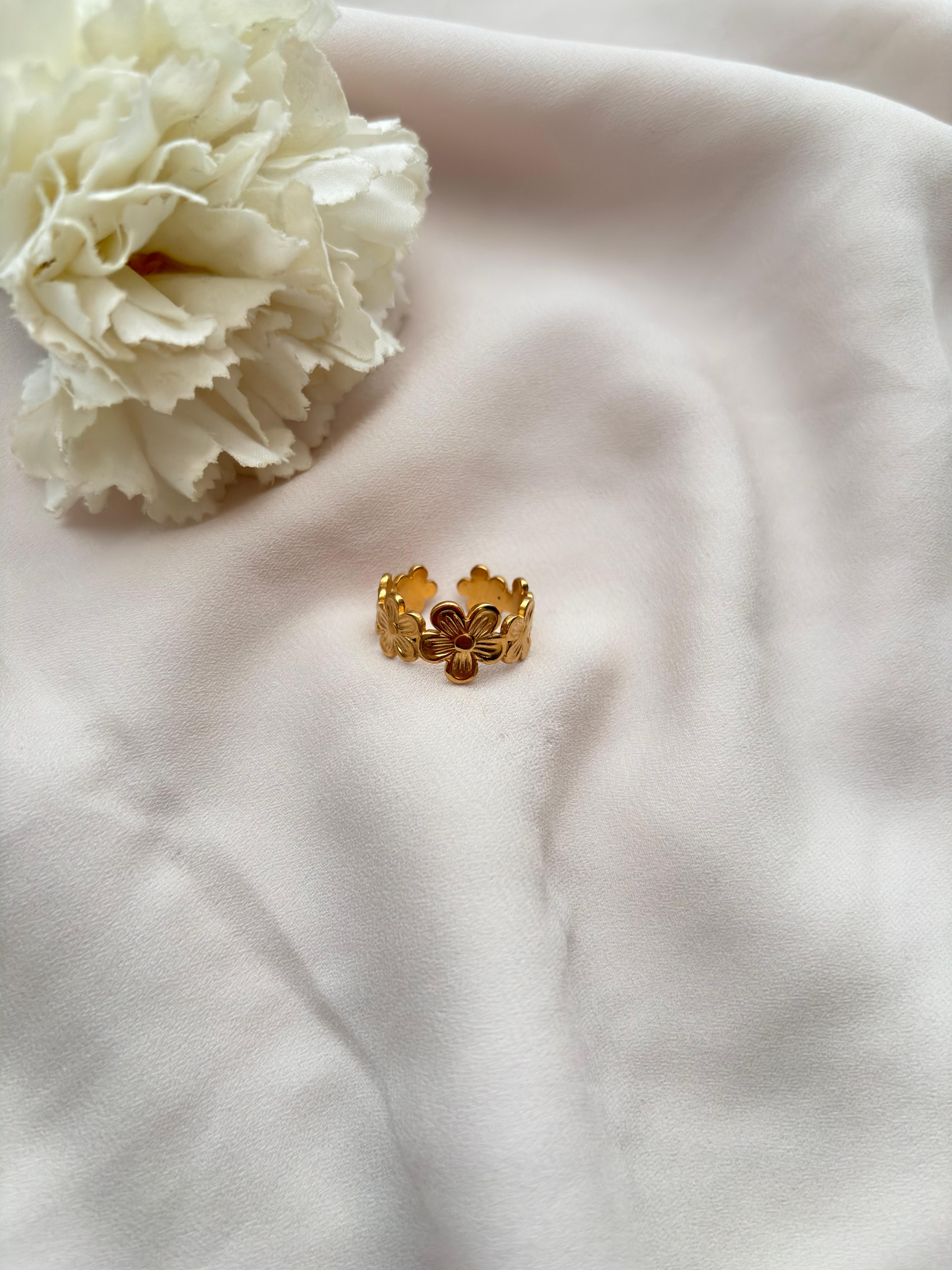 Bague baroque 8 ~acier inoxydable~