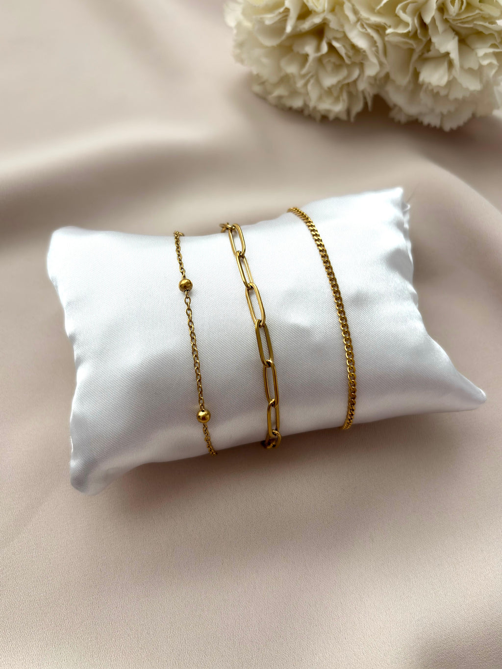 Lot de 3 bracelets ~Acier inoxydable~
