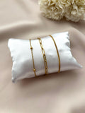 Lot de 3 bracelets ~Acier inoxydable~