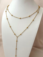 Collier Y double ~Acier inoxydable~