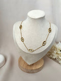 Collier à breloques maille marine épaisse ~acier inoxydable~