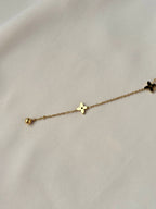 Collier Y fleur ~acier inoxydable~