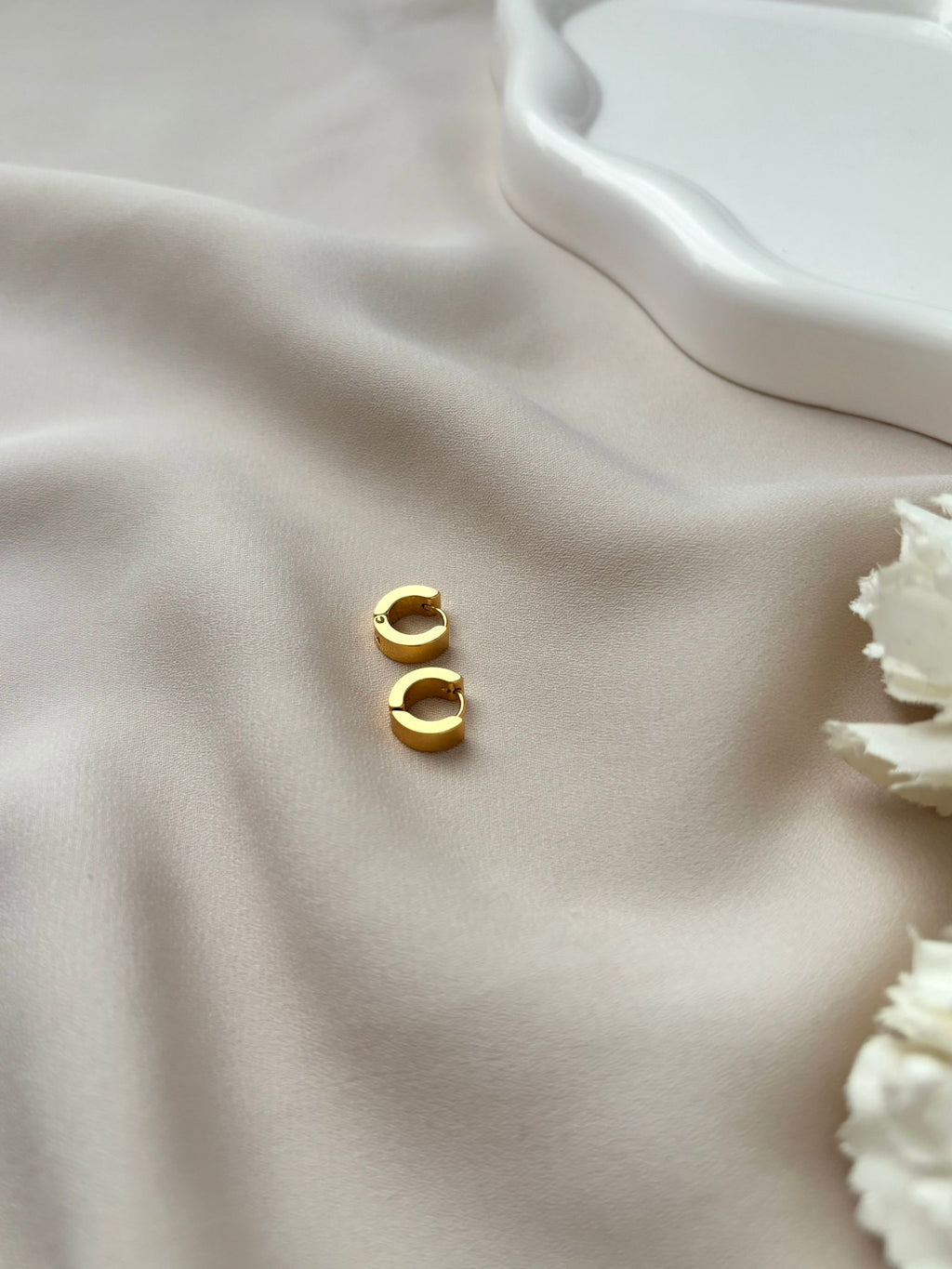 Créole carré taille S ~acier inoxydable~