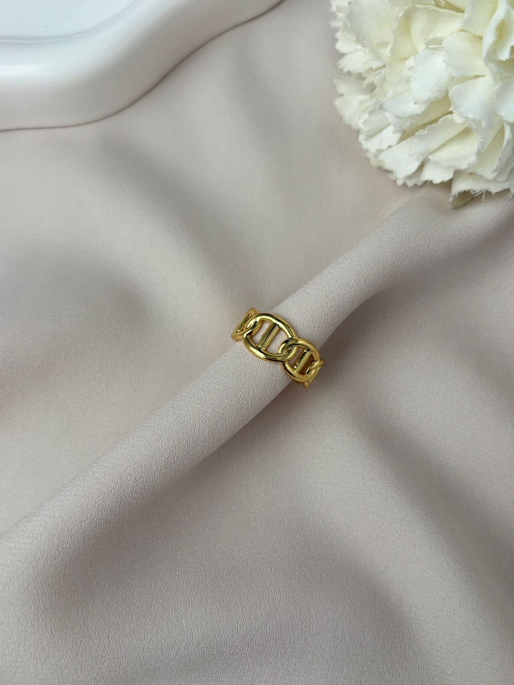 Bague maille marine ~acier inoxydable~
