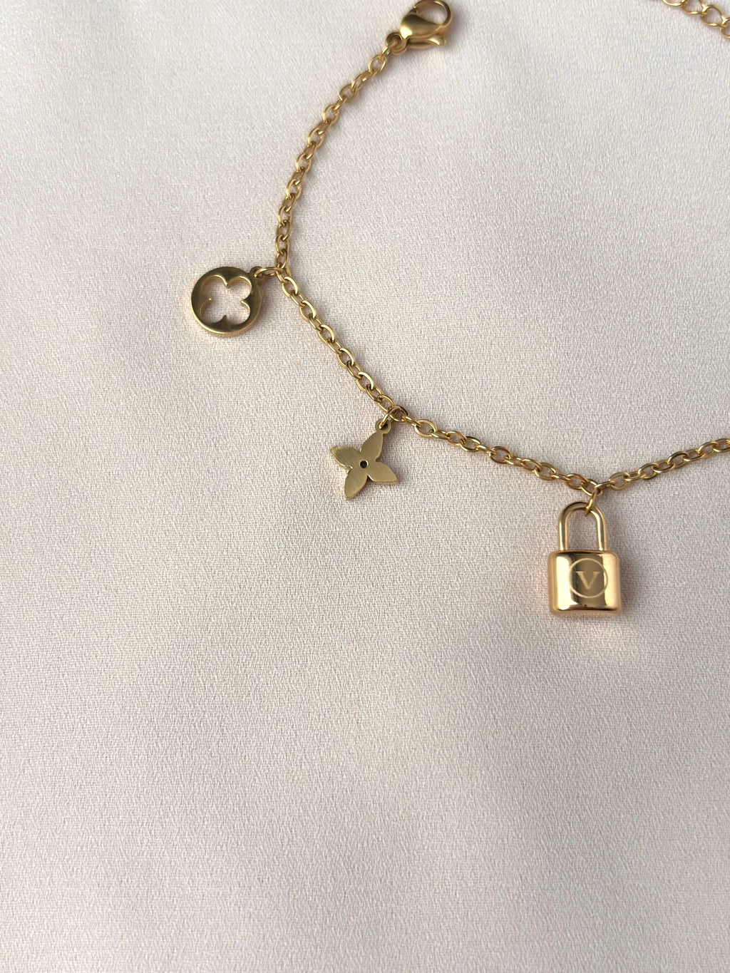 Bracelet à breloques ~acier inoxydable~