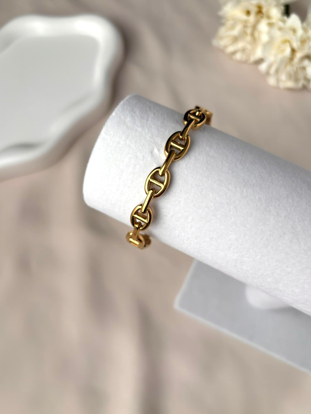 Jonc maille marine fermé ~acier inoxydable~