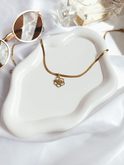 Chaîne miroir avec pendentif