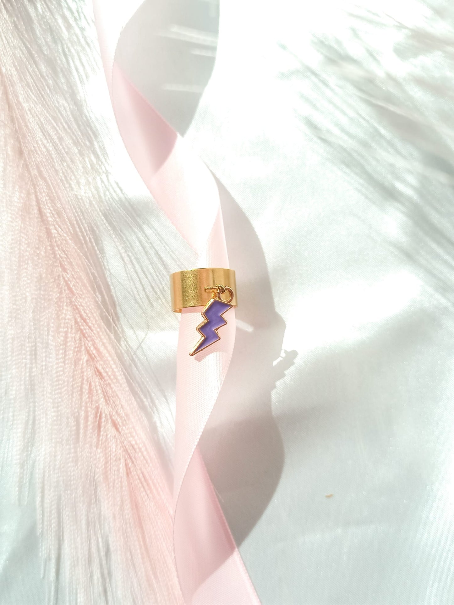 Bague à breloques violette ~plusieurs variantes~