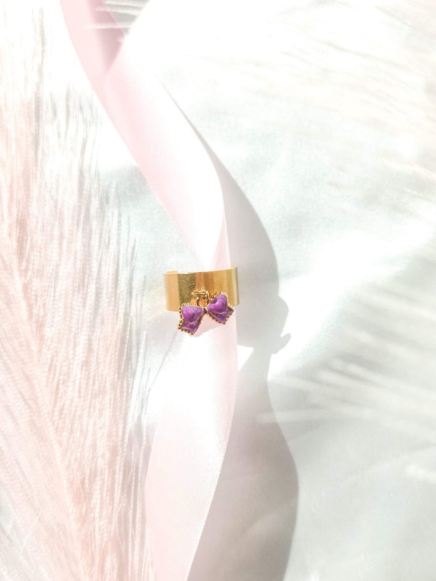 Bague à breloques violette ~plusieurs variantes~