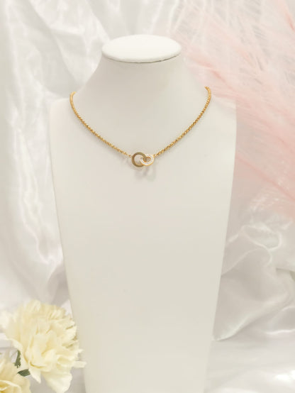 Collier anneaux ~acier inoxydable~