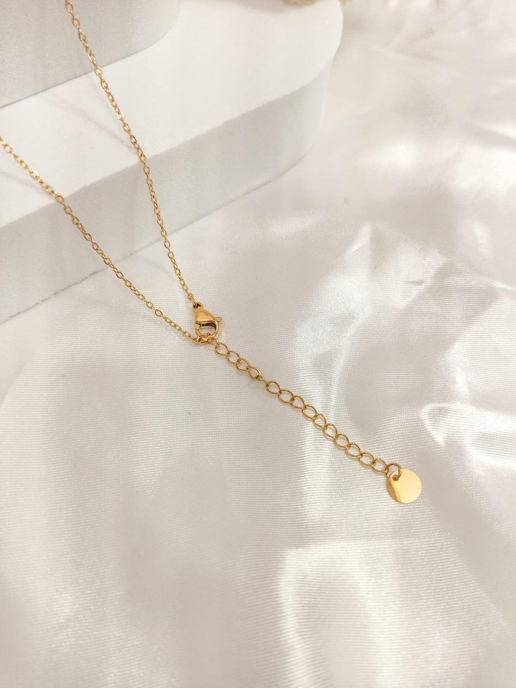 Collier à breloques maille marine ~acier inoxydable~