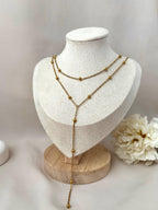 Collier Y double ~Acier inoxydable~