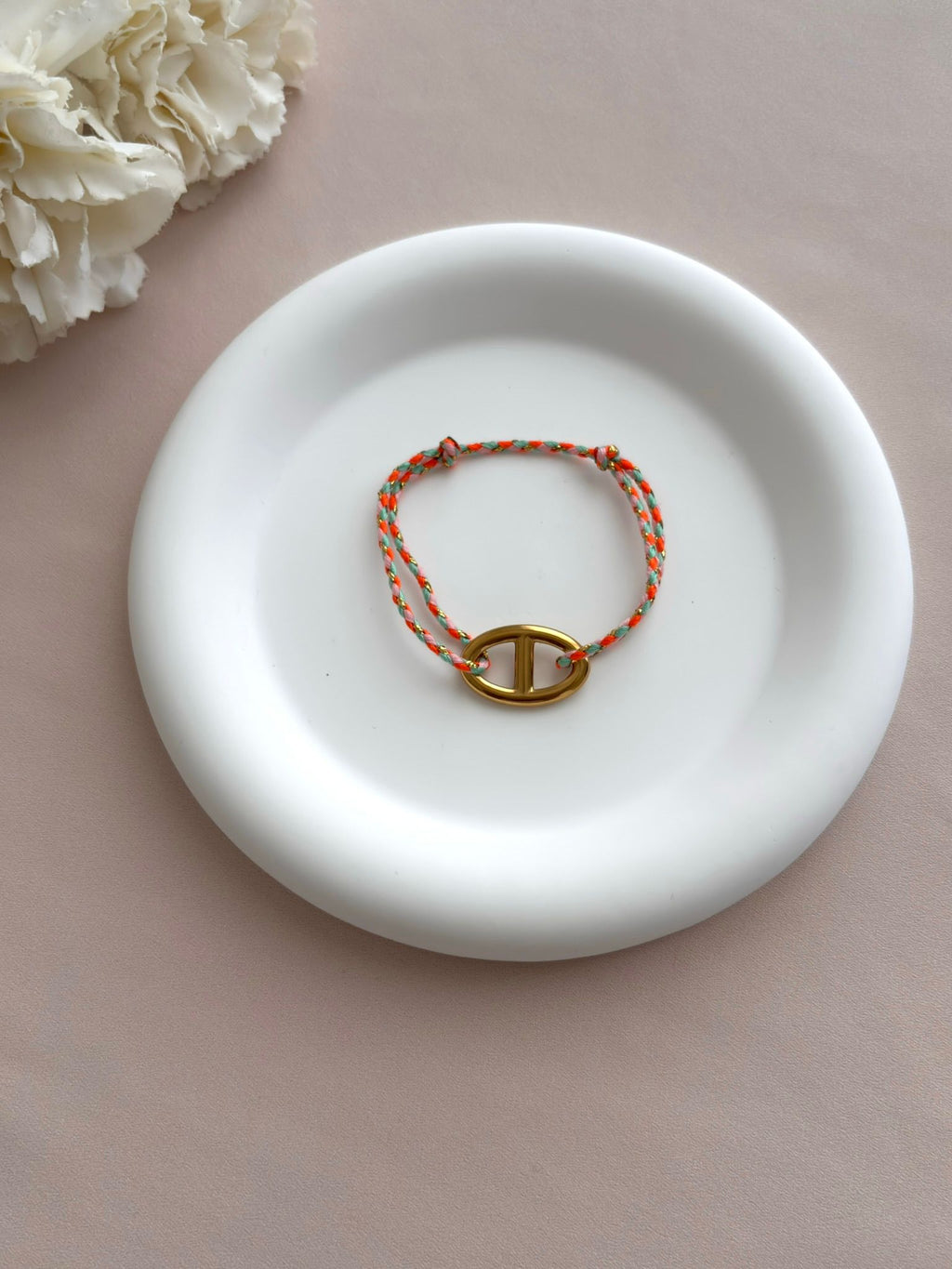 Bracelet Brésilien Maille Marine Femme en Acier Inoxydable