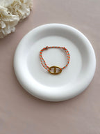 Bracelet Brésilien Maille Marine Femme en Acier Inoxydable
