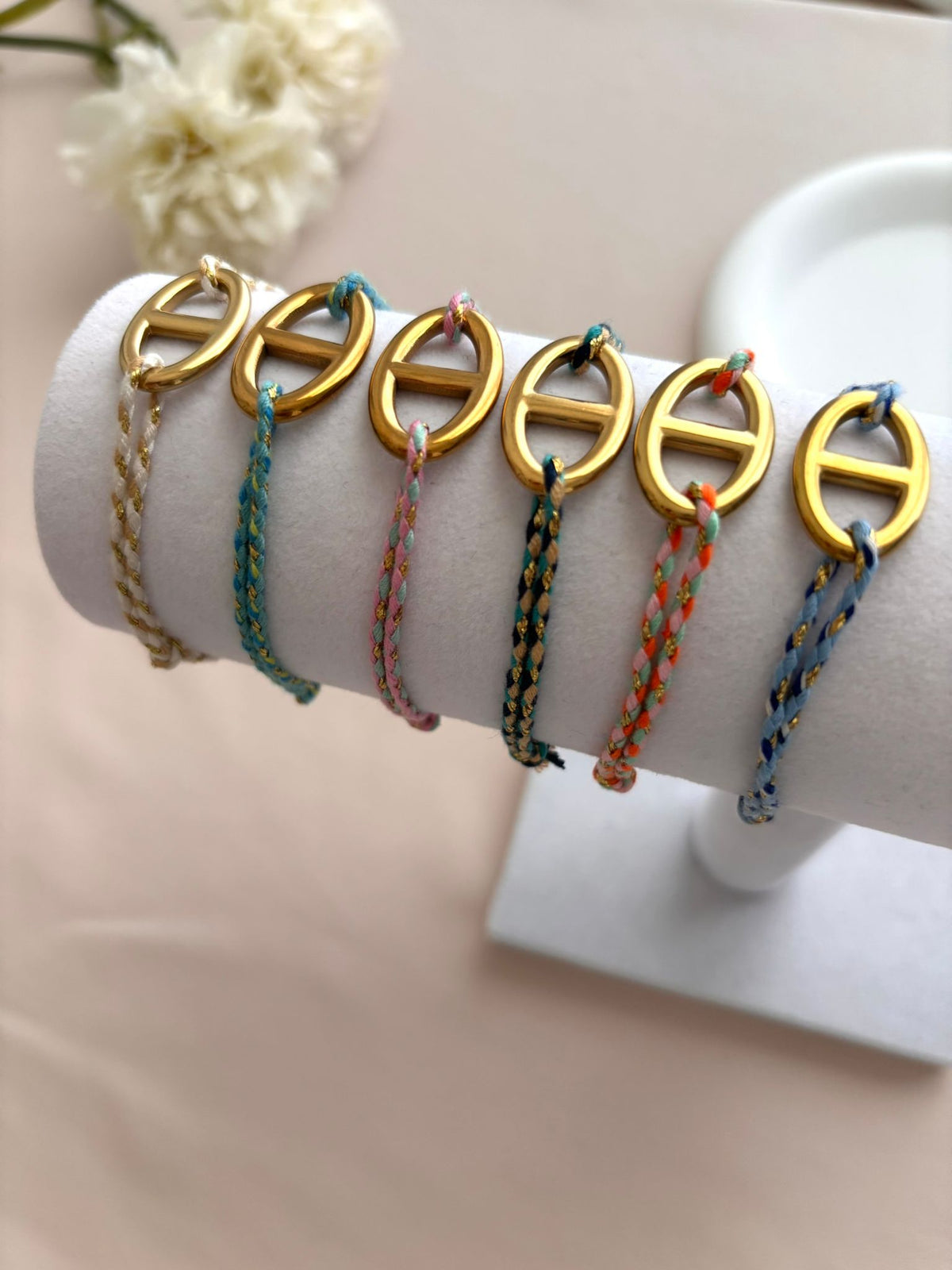 Bracelet Brésilien Maille Marine Femme en Acier Inoxydable