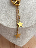 Collier Y Maille Marine Étoile en Acier Inoxydable