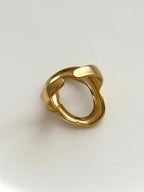Bague ovale ~acier inoxydable~
