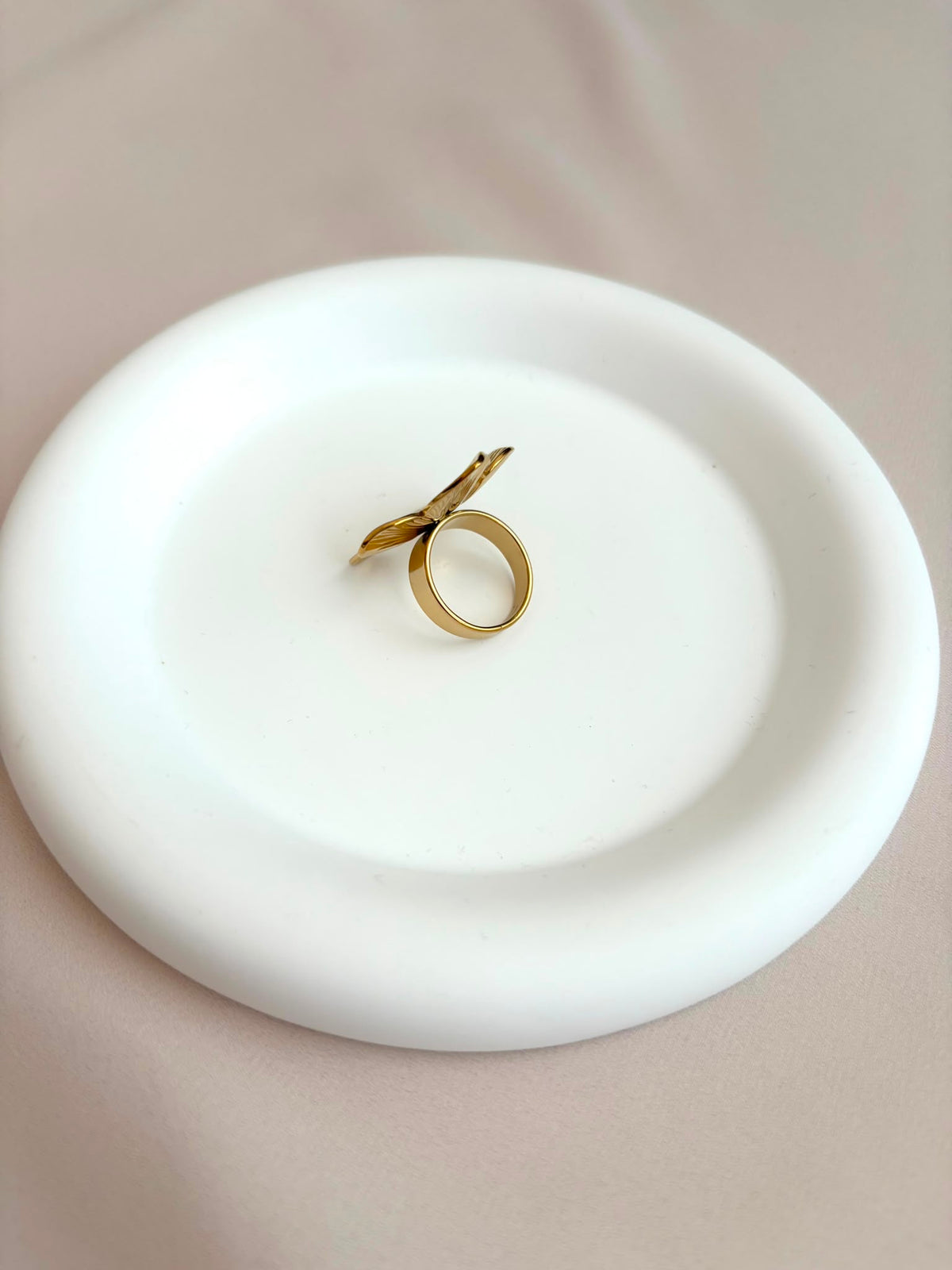 Grosse bague fleur