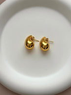 Boucles d'oreilles goutte doré (3 tailles)