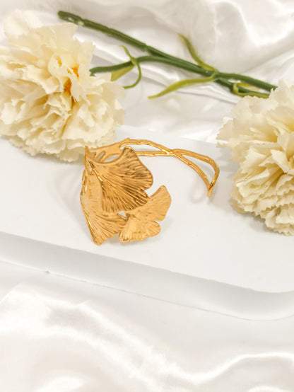 Bracelet fleur ginkgo