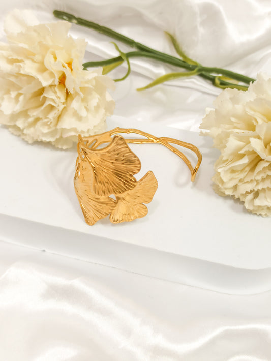 Bracelet fleur ginkgo