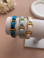 Trio de Joncs Maille Marine avec Ruban – Combinaisons de Couleurs