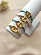 Bracelet brésilien maille marine