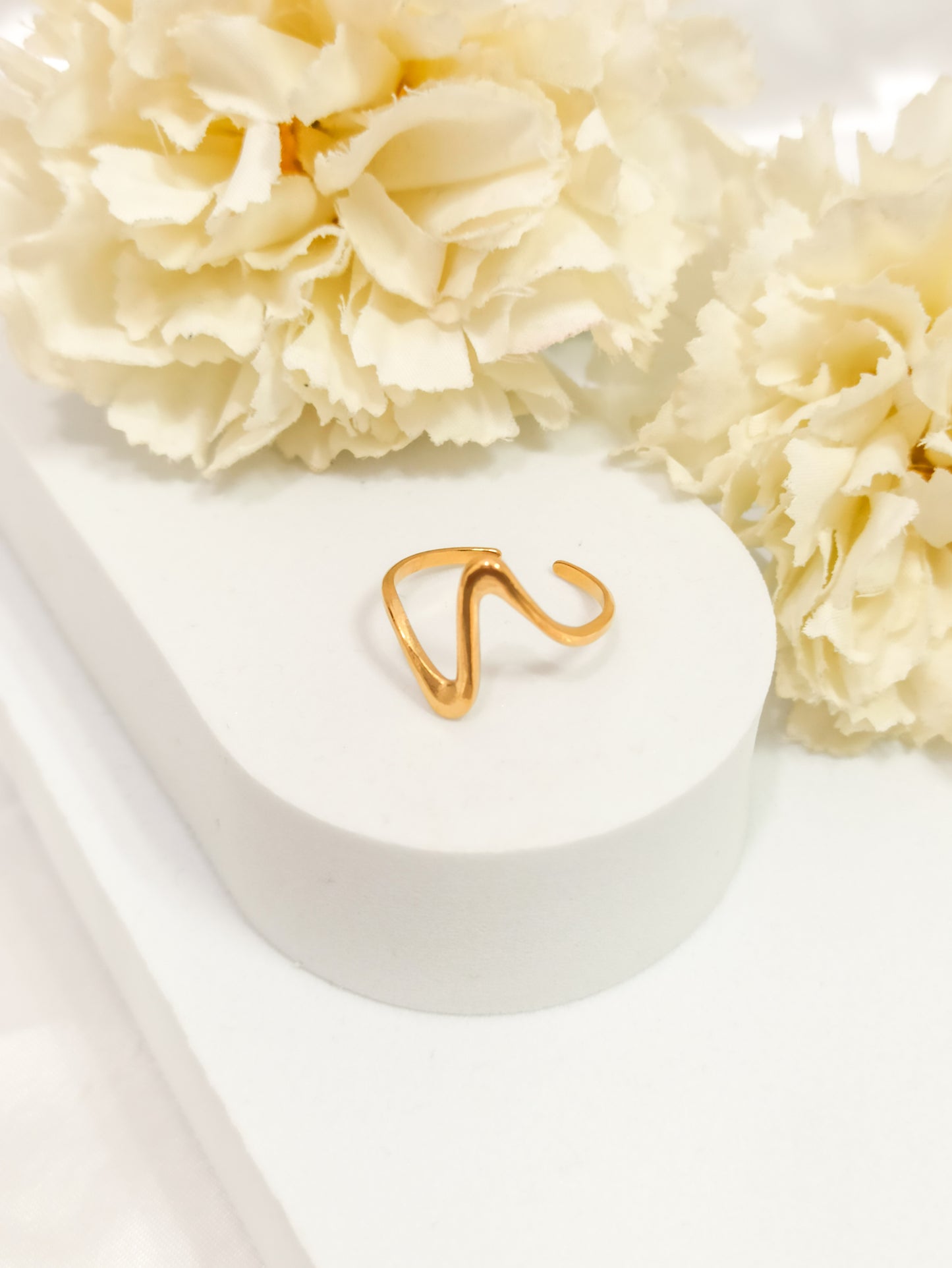 Bague baroque ~acier inoxydable~