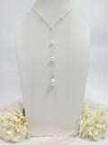 Collier perlé Y