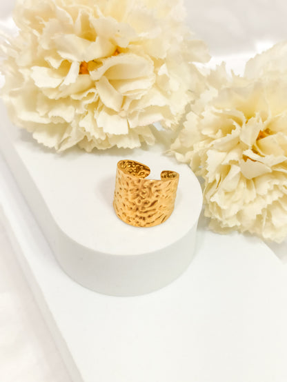 Bague baroque ~acier inoxydable~